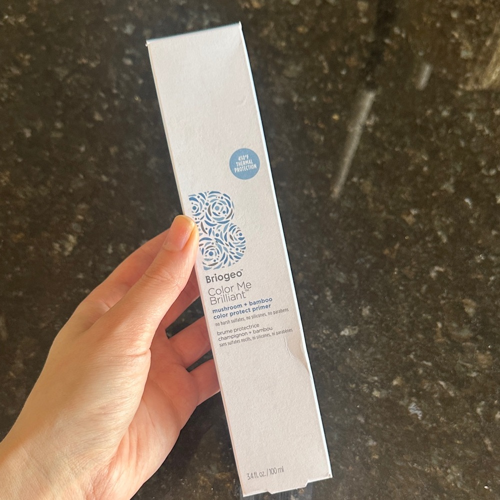 NIB Briogeo Color Me Brilliant Hair Primer (mushroom and bamboo)